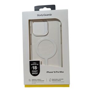 O4. BodyGuardz ACE Pro MagSafe Case For‎ Apple iPhone 15 Pro Max- Clear